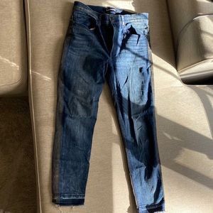 Express Two Tone Skinny Jeans
